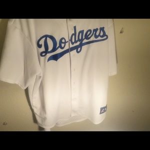 Old dodgers team jersey (worn 7-15x)
